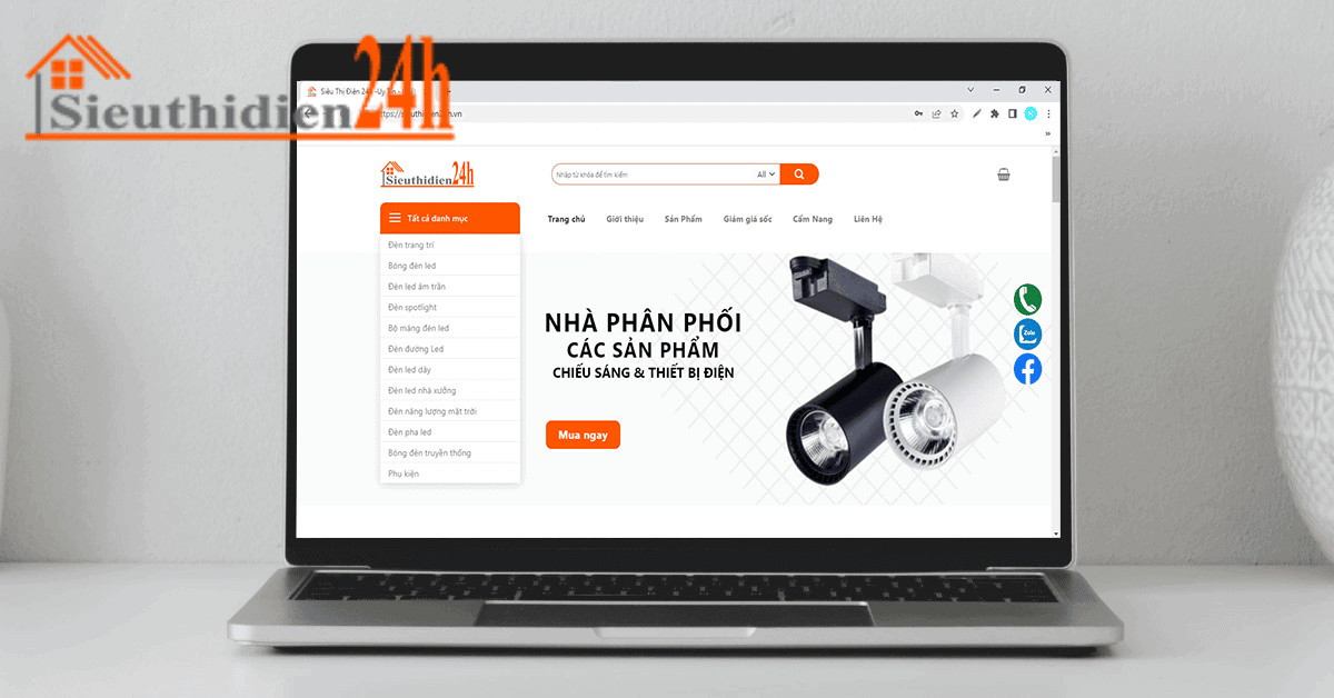 Công Ty TNHH Chiếu Sáng Nguyễn Gia - Siêu thị điện 24h