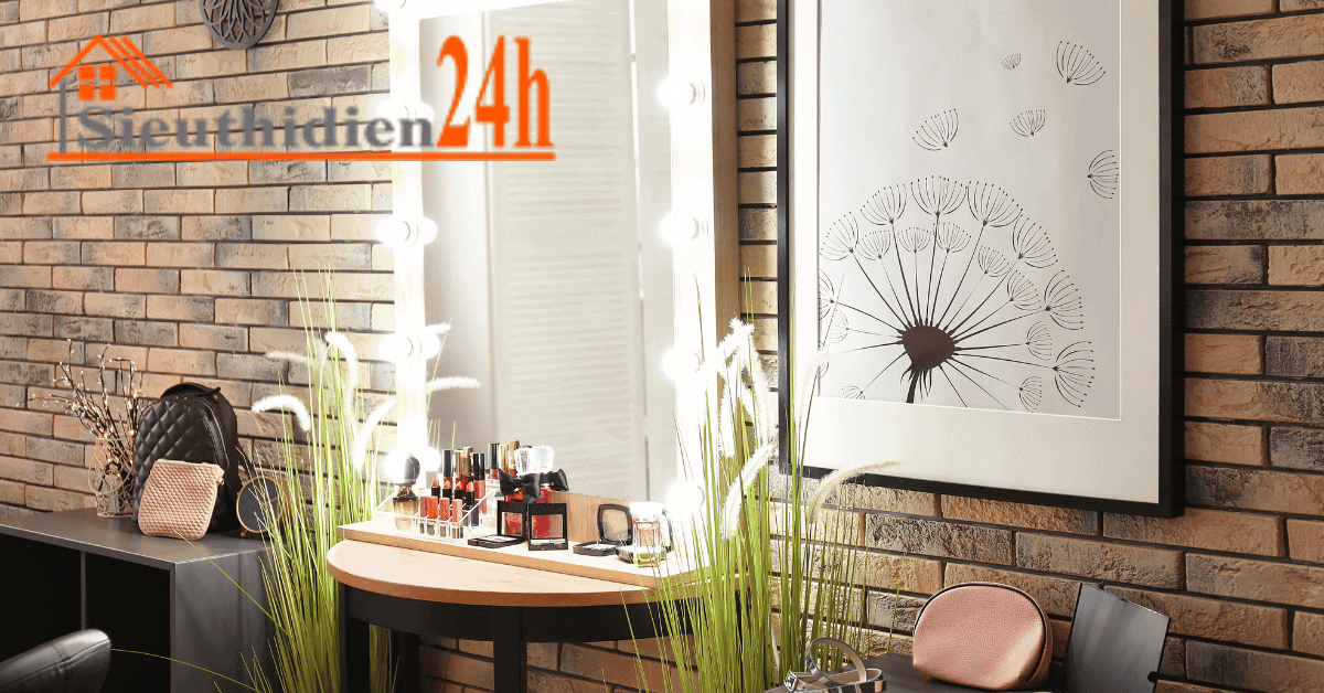 Bàn trang điểm có kích thước phù hợp