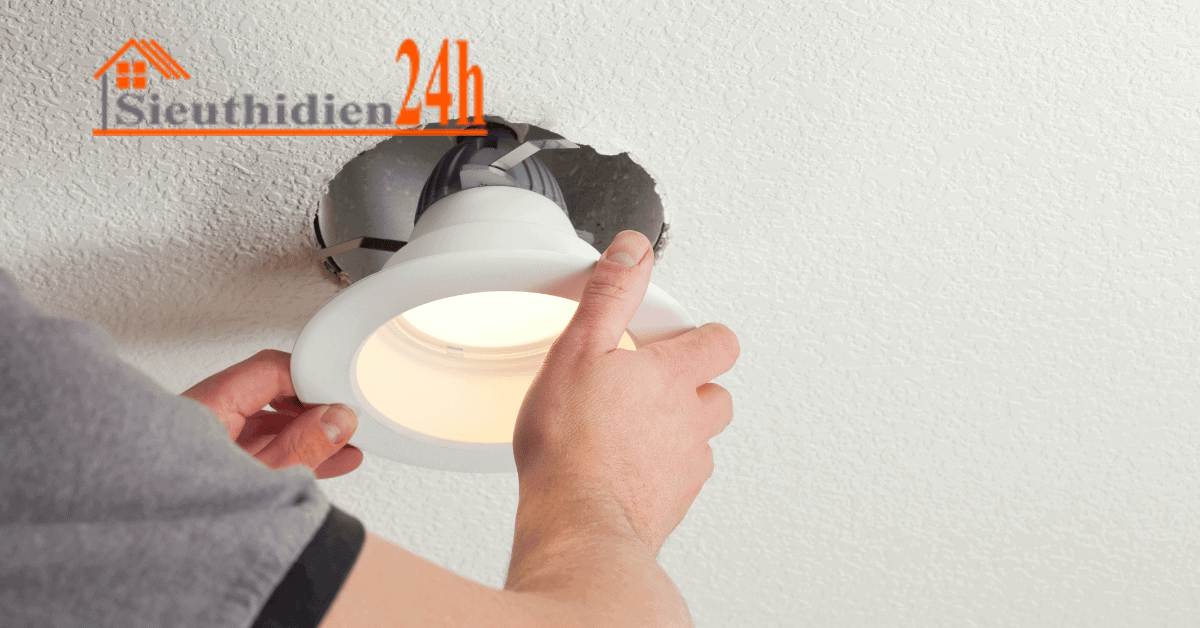 Đèn led âm trần