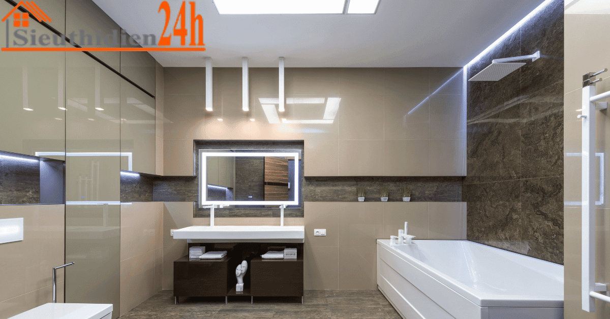 Cách Lựa Chọn Đèn Nhà Tắm Rộng