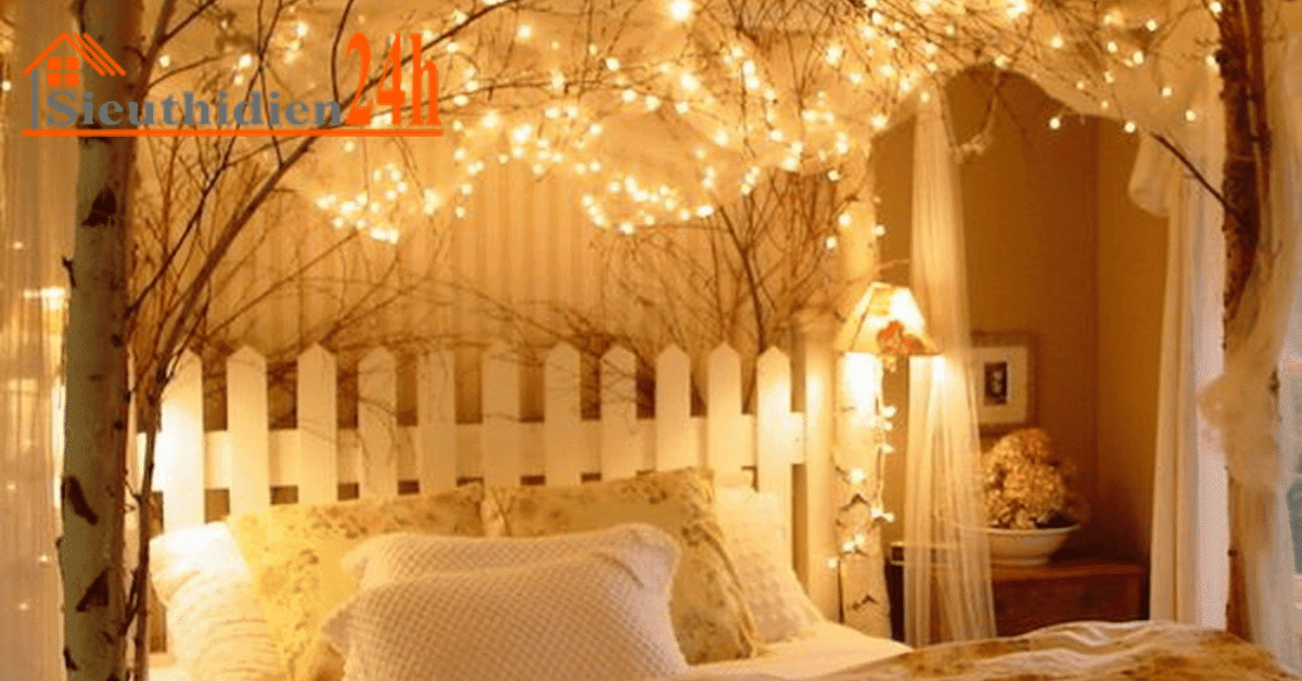 Đèn led trang trí phòng ngủ