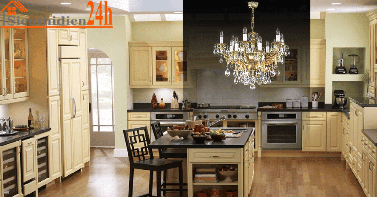 Đèn Thả Bếp Pha Lê Cao Cấp HTDT-15
