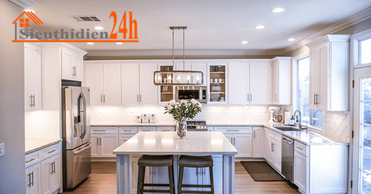 Đối với khu vực phòng bếp