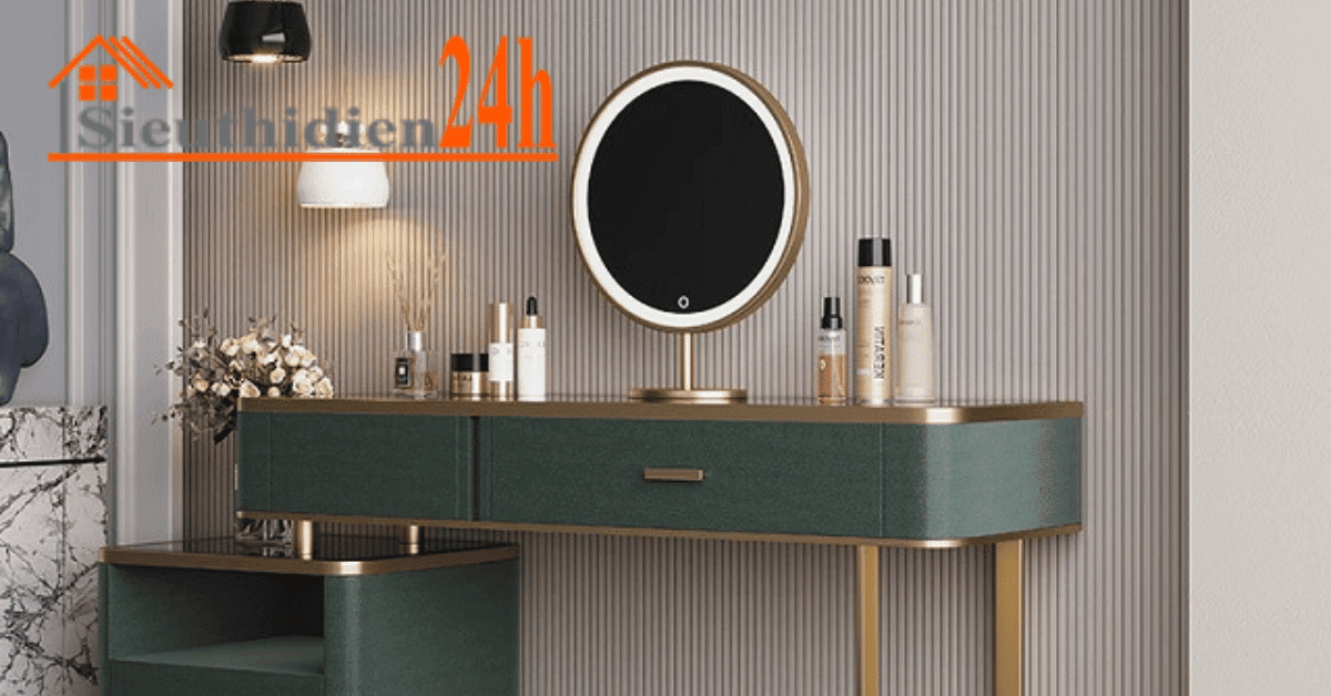 kết hợp đèn tường hoặc đèn cây