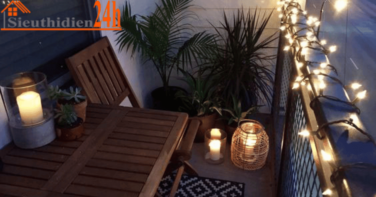 Tại Sao Nên Sử Dụng Đèn Trang Trí Ban Công?