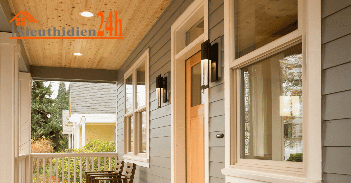 Đèn tường ngoài hiên trang trí cao cấp ROL-16401