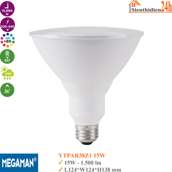 Bóng Đèn Led Par38 Megaman YTPAR38Z1 15W