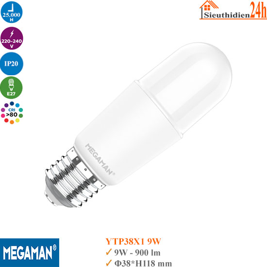 Bóng đèn Led Stick Megaman YTP38X1 9W