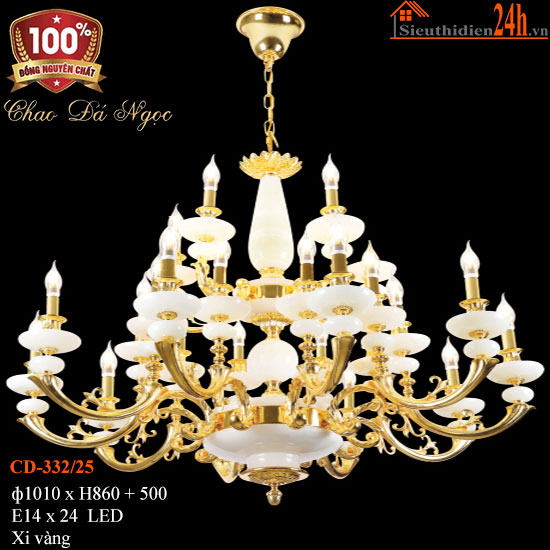 Đèn Chùm Đồng Euroto CD-332/25