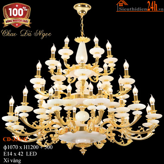 Đèn Chùm Đồng Euroto CD-333/42