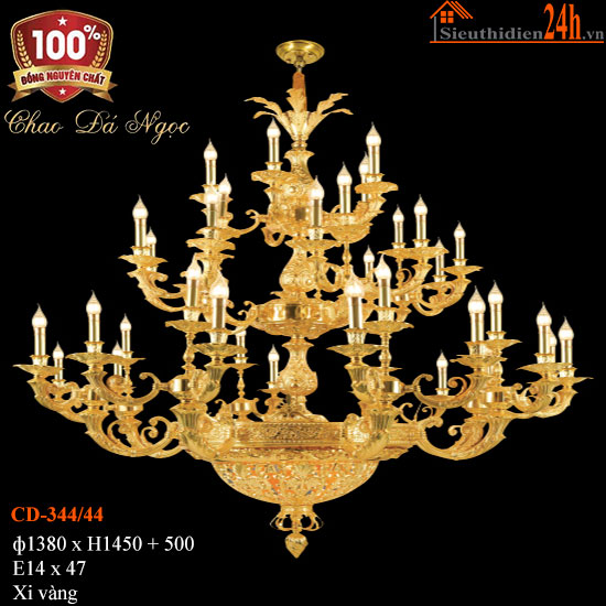 Đèn Chùm Đồng Euroto CD-344/44