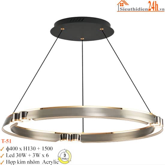 Đèn Thả Trần Euroto T-51