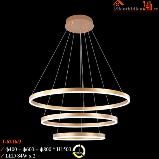 Đèn Thả Trần Euroto T-6216/3