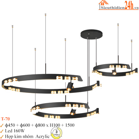 Đèn Thả Trần Euroto T-70