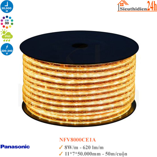 Đèn Led Dây Panasonic NFV80003CE1A 8W/M 220V