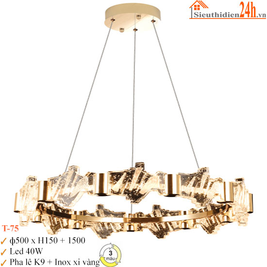 Đèn Thả Pha Lê Euroto T-75