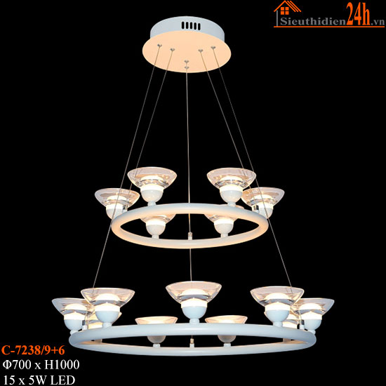Đèn Chùm Euroto C-7238/9+6