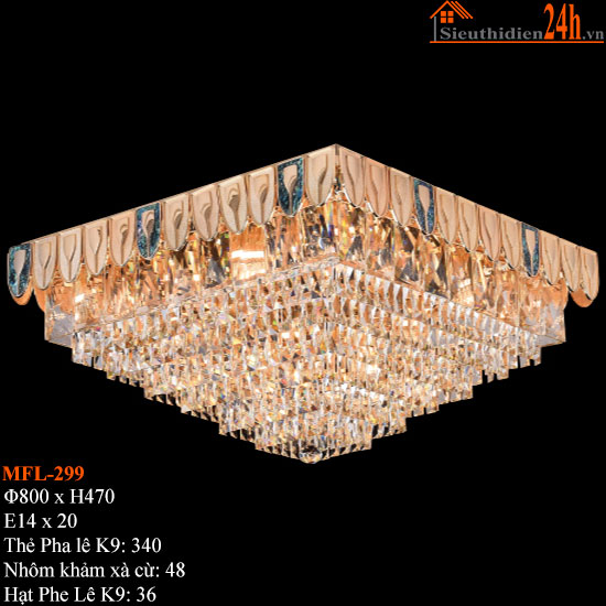 Đèn Trần Pha Lê Euroto MFL-299