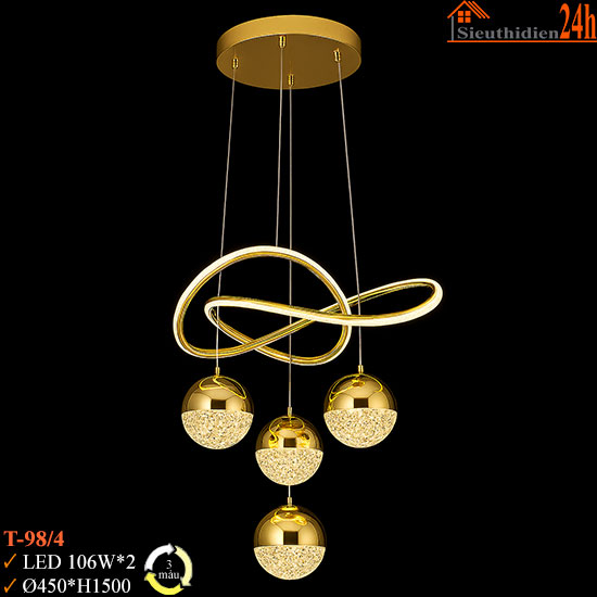 Đèn Thả Trần Euroto T-98/4