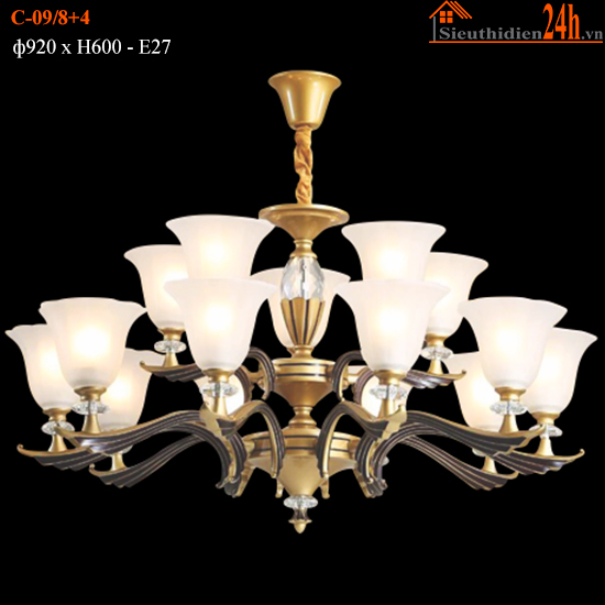 Đèn Chùm Euroto C-09/8+4