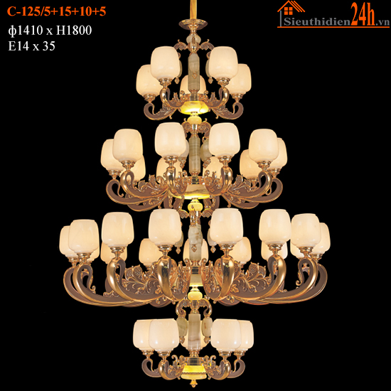 Đèn chùm Euroto C-125/5+15+10+5