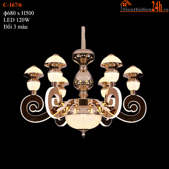 Đèn Chùm Euroto C-167/6