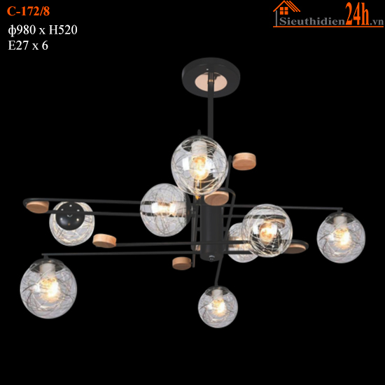 Đèn Chùm Euroto C-172/8
