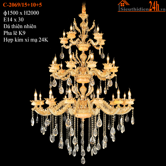 Đèn Chùm Euroto C-2069/15+10+5