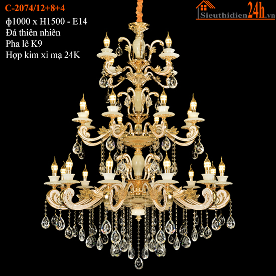 Đèn Chùm Euroto C-2074/12+8+4