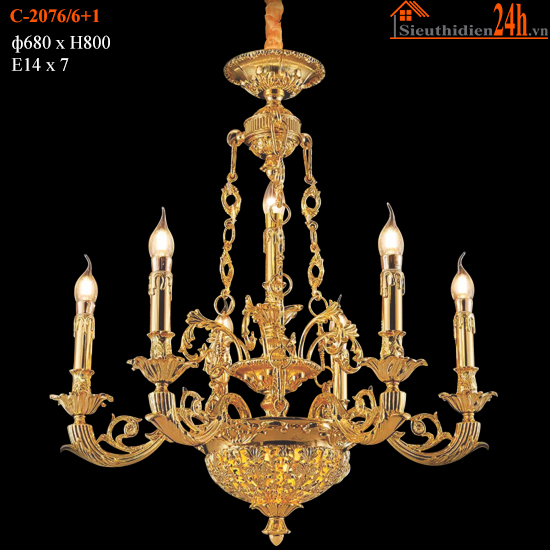 Đèn Chùm Euroto C-2076/6+1