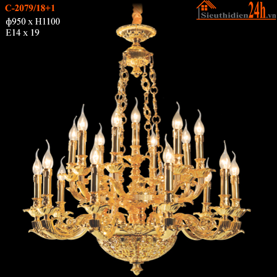 Đèn chùm Euroto C-2079/18+1