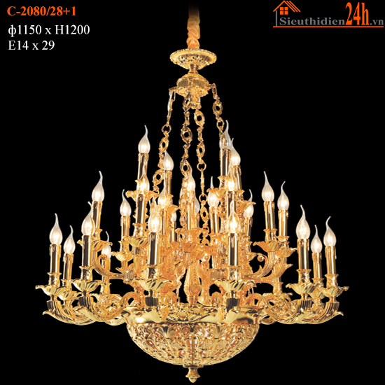 Đèn Chùm Euroto C-2080/28+1