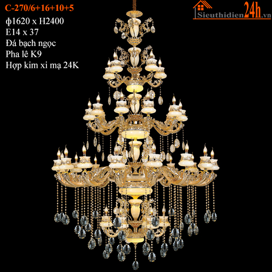 Đèn Chùm Euroto C-270/6+16+10+5