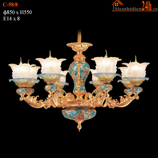 Đèn Chùm Euroto C-58/8