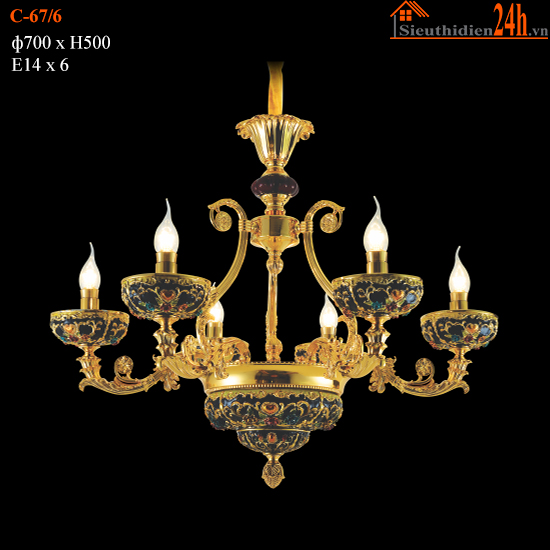 Đèn Chùm Euroto C-67/6