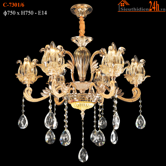 Đèn Chùm Euroto C-7301/6