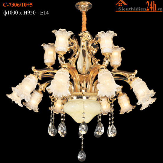 Đèn Chùm Euroto C-7306/10+5