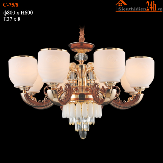 Đèn Chùm Euroto C-75/8