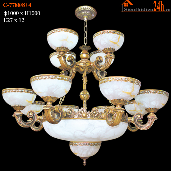 Đèn Chùm Euroto C-7788/8+4