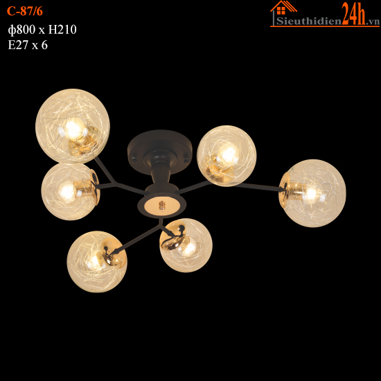 Đèn Chùm Euroto C-87/6