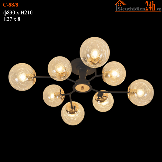 Đèn Chùm Euroto C-88/8