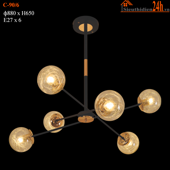 Đèn Chùm Euroto C-90/6