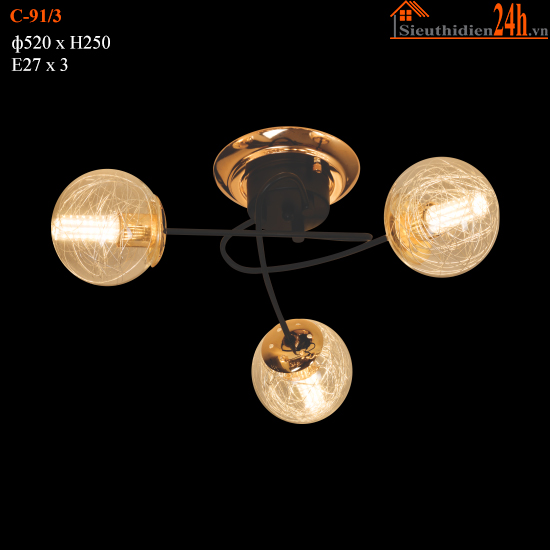 Đèn Chùm Euroto C-91/3