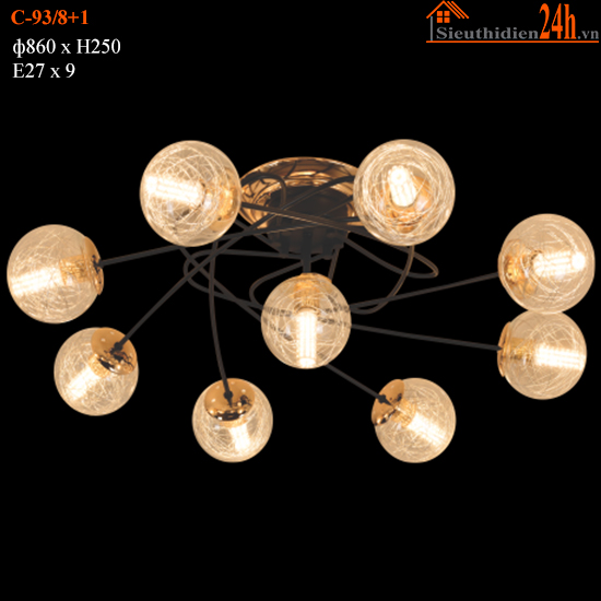 Đèn Chùm Euroto C-93/8+1