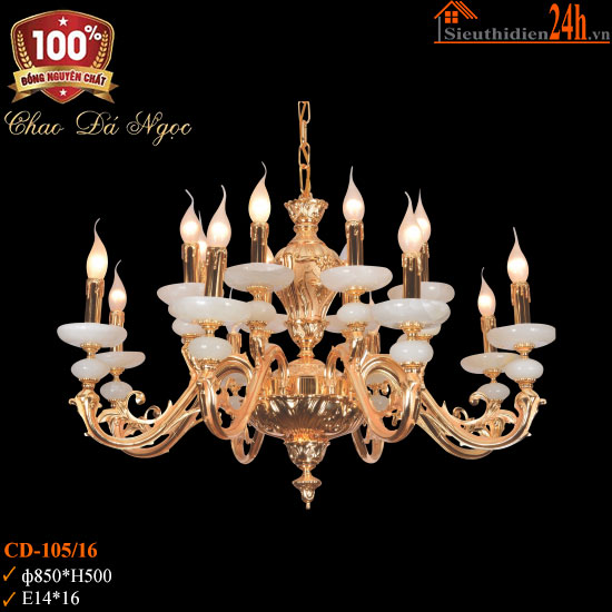 Đèn Chùm Đồng Euroto CD-105/16