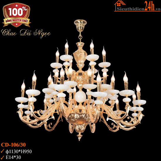 Đèn Chùm Đồng Euroto CD-106/30