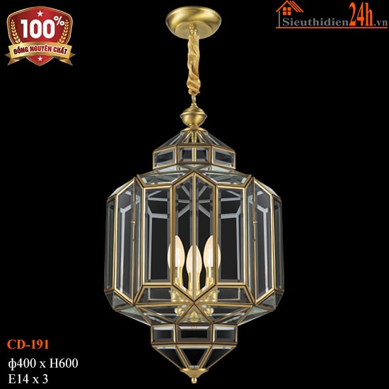 Đèn Thả Trần Cổ Điển Euroto CD-191