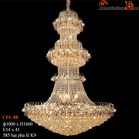 Đèn Chùm Pha Lê Euroto CFL-08