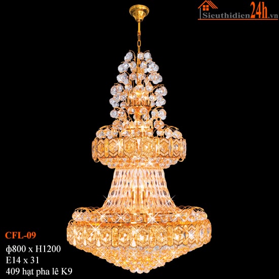 Đèn Chùm Pha Lê Euroto CFL-09