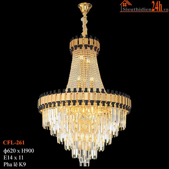 Đèn Chùm Pha Lê Euroto CFL-261